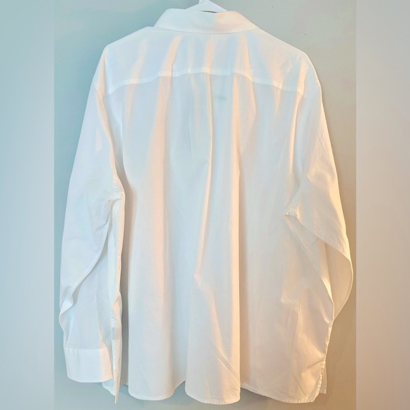 LAUREN by RALPH LAUREN White Button Down Blouse Shirt 3X - Picture 3 of 3